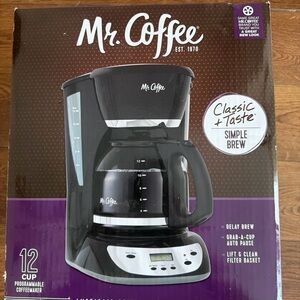 Mr. Coffee Black Programmable Coffeemaker